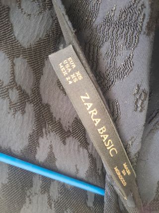 Vestido-pantalón estampado leopardo azul Zara