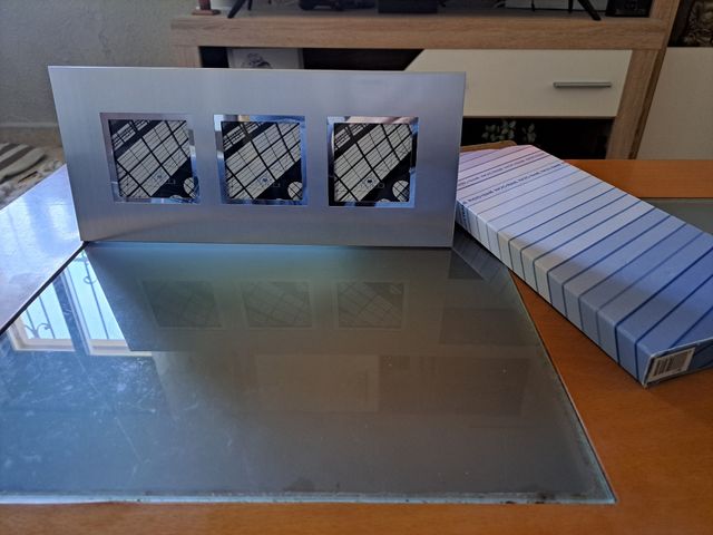 Marco fotos plateado nuevo