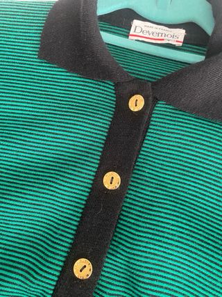 Vestido de punto vintage Devernois