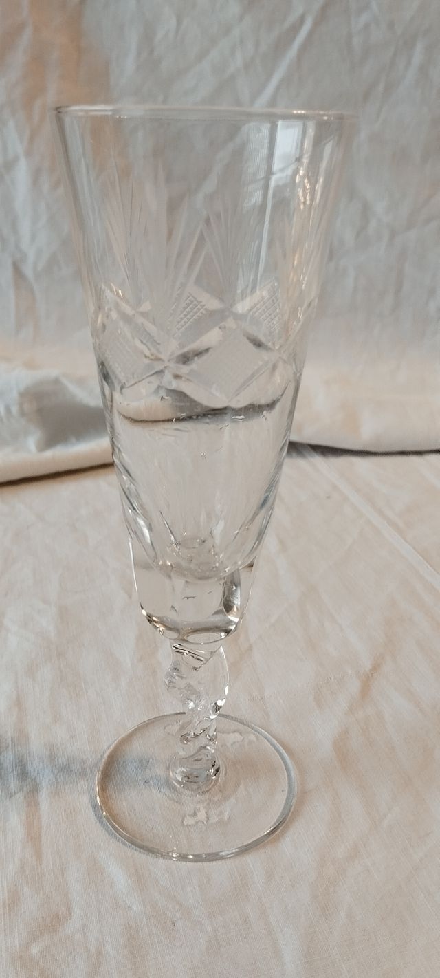 Set sei bicchieri aperitivo con vassoio