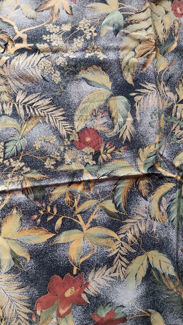 2 tende cortinas de algodon