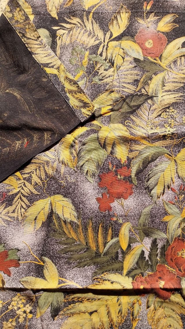 2 tende cortinas de algodon