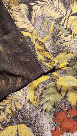 2 tende cortinas de algodon