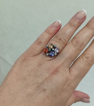 Anillo plata 925 T 12 (ajustable)