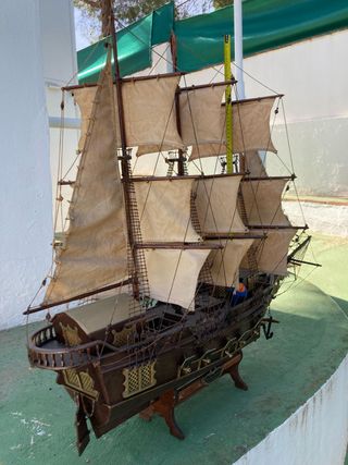 Reproducción galeón hecho a mano 