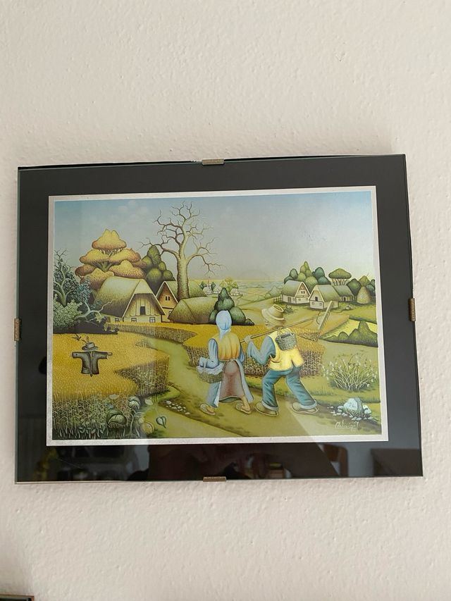 Set 3 quadretti incisi