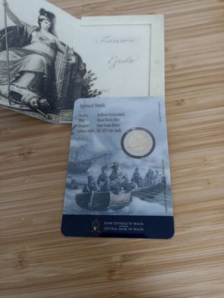Moneda 2€ Malta Napoleón 