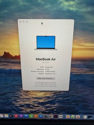 Macbook Air 13 M2 512GB como nuevo
