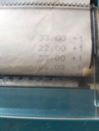 Calculadora vintage electrica Olivetti perfecta