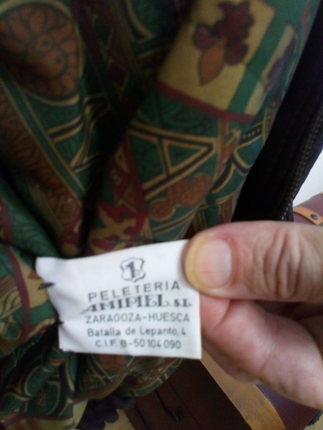 Cazadora Ante Nobuck  hombre