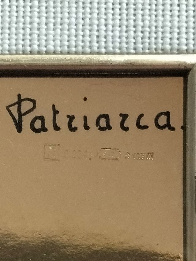 Quadro vintage Foglia Oro 23 Kt - "Patriarca"