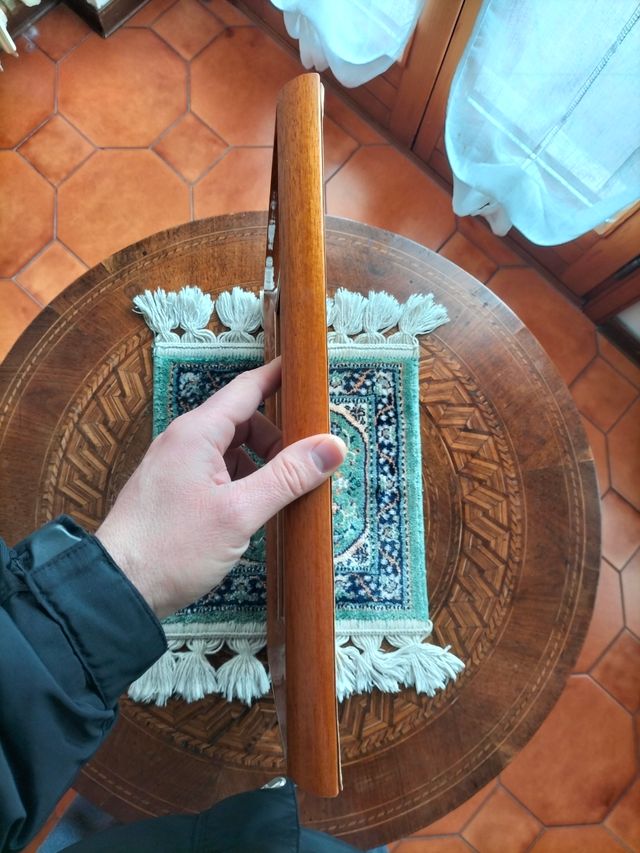 Quadro vintage Foglia Oro 23 Kt - "Patriarca"