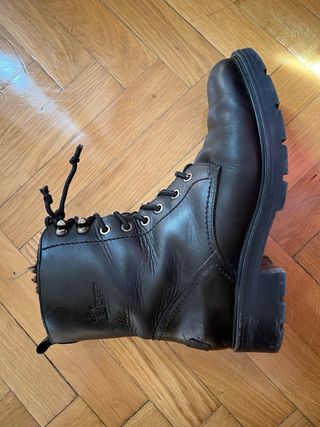 Botas mujer Panama Jack de cuero negro - Talla 38