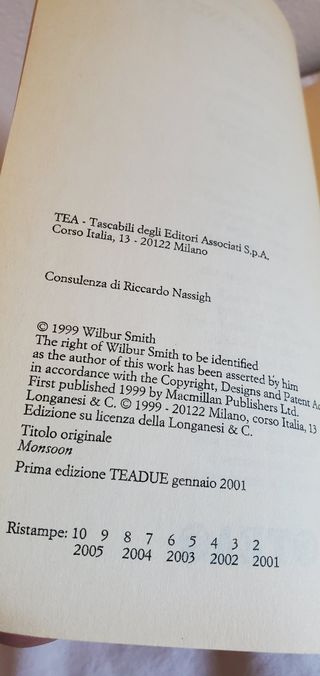 Monsone Wilbur Smith 