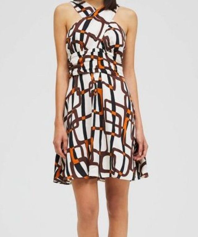 Abito con incrocio fantasia SISLEY nuovo