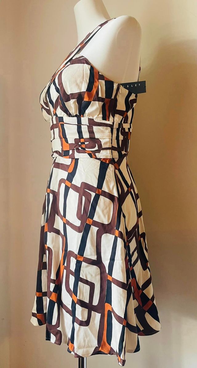 Abito con incrocio fantasia SISLEY nuovo