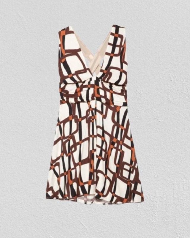 Abito con incrocio fantasia SISLEY nuovo