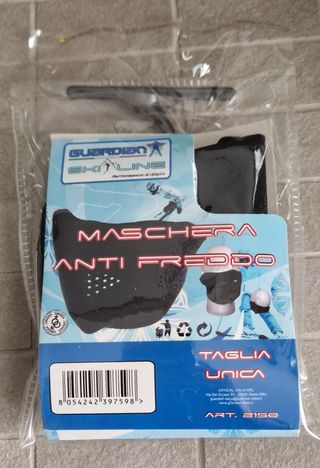 Maschera facciale anti freddo
