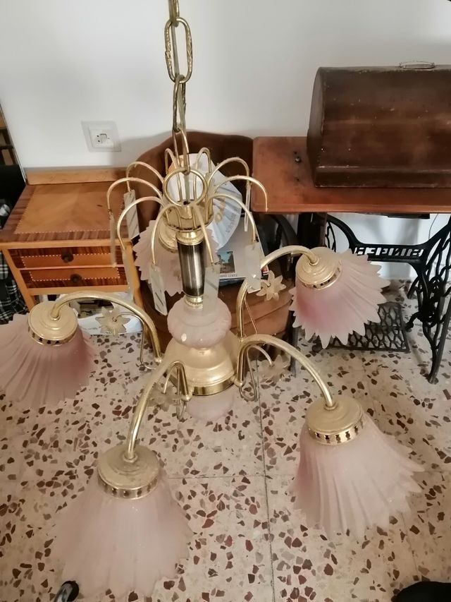 Lampara techo antigua