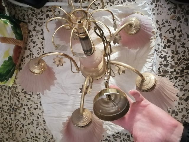 Lampara techo antigua