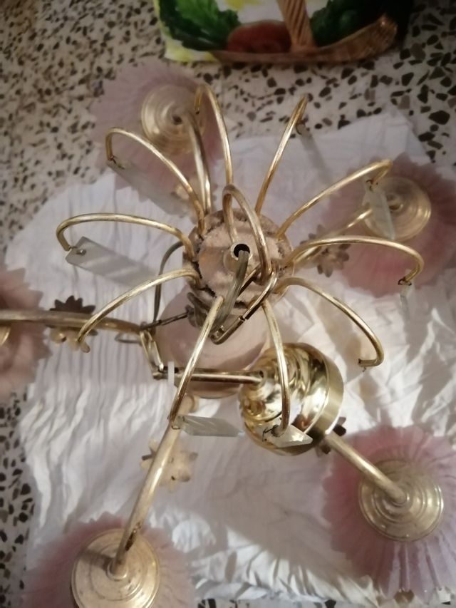 Lampara techo antigua