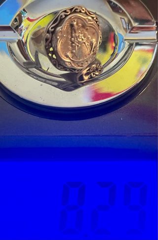 Anillo de Plata con Virgen de Rocio