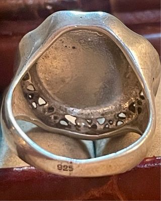 Anillo de Plata con Virgen de Rocio