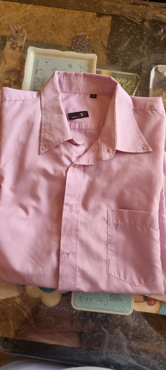 Camicia uomo rosa xxl