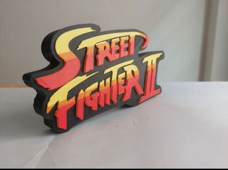 Letrero Street Fighter