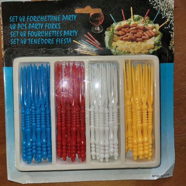 Forchette alimentari anni 80' VINTAGE