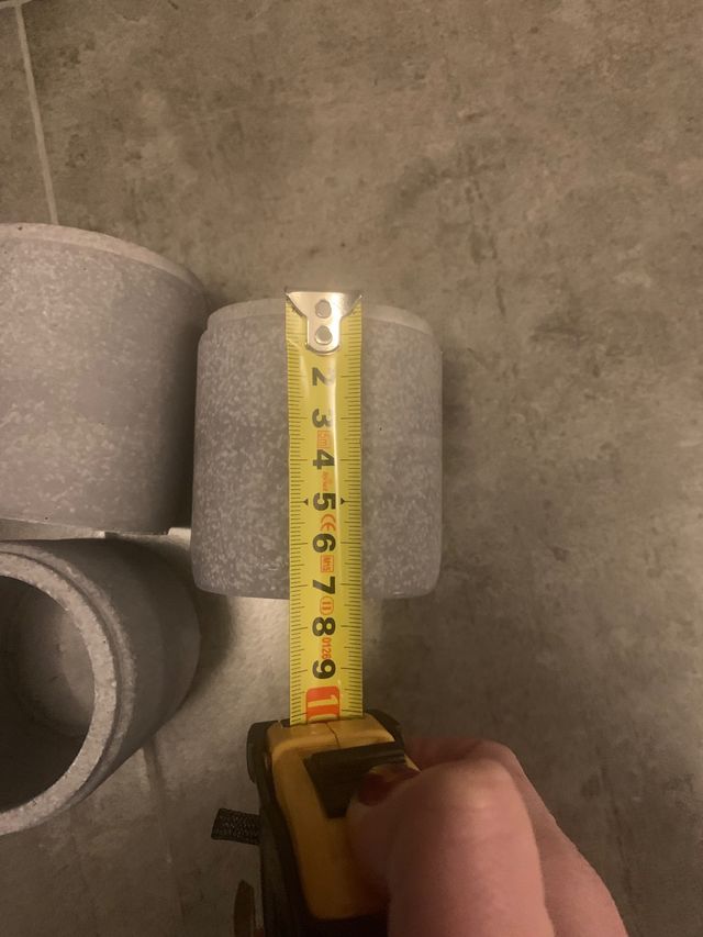 Lote 5 maceteros pequeños gris