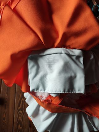 Traje de flamenca infantil con complementos