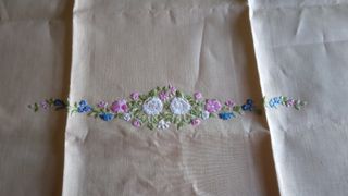 Centrotavola fiori cotone