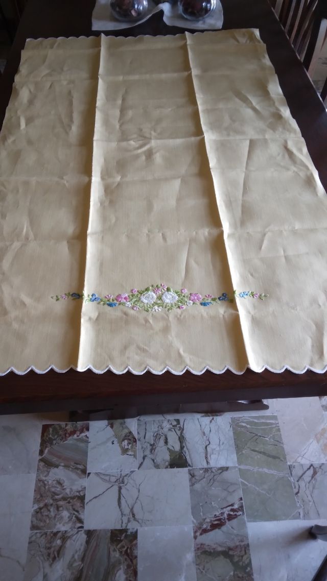 Centrotavola fiori cotone