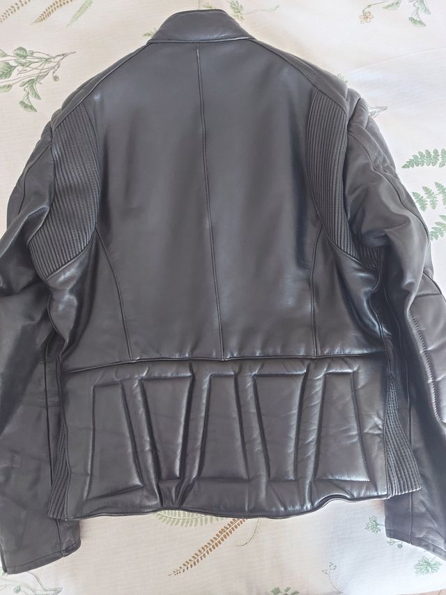 Giacca pelle motociclista TG 54