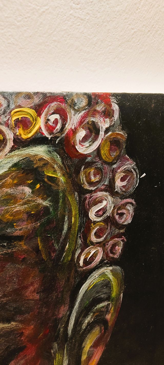 quadro dipinto a mano di Buddah