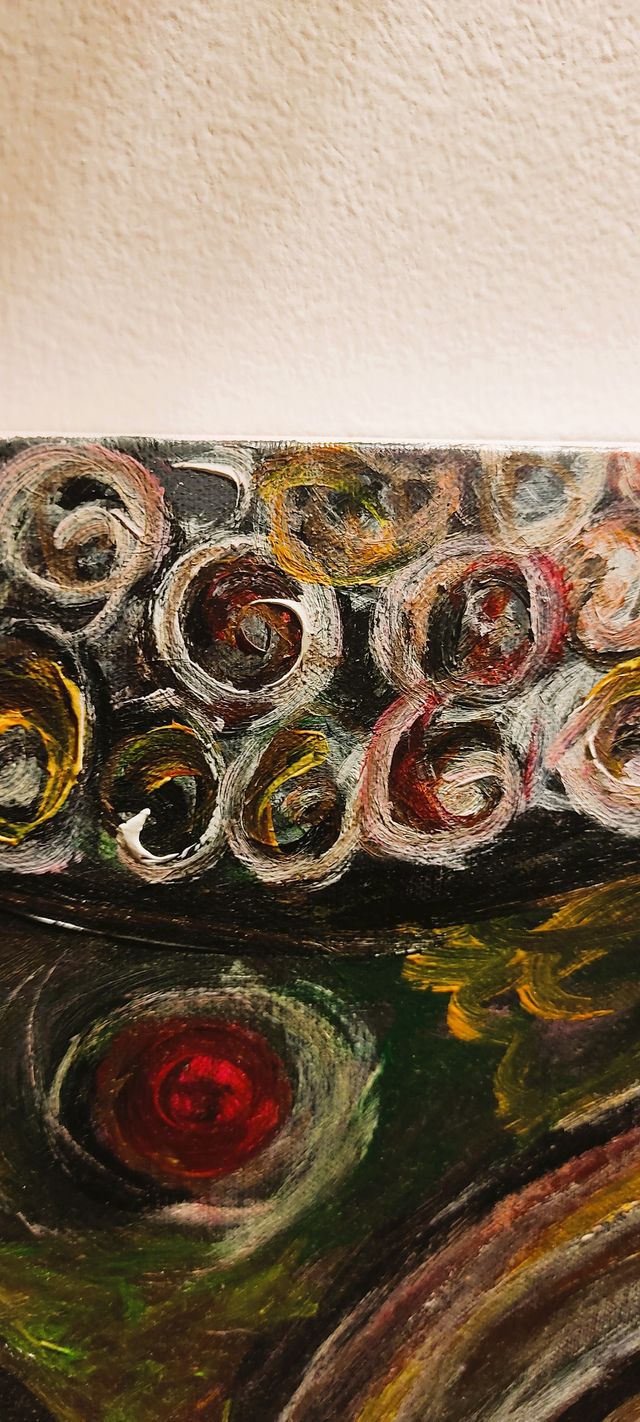 quadro dipinto a mano di Buddah