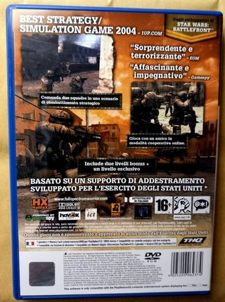 Full Spectrum Warrior Gioco PlayStation2