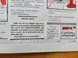 Jaimito. Revista juvenil. 1982