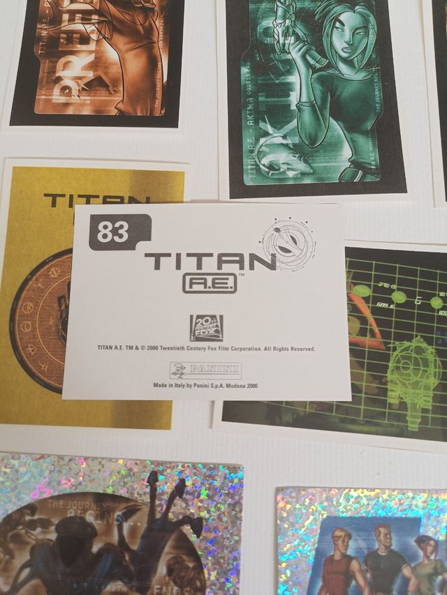 Lote de 143 cromos Titan A.E