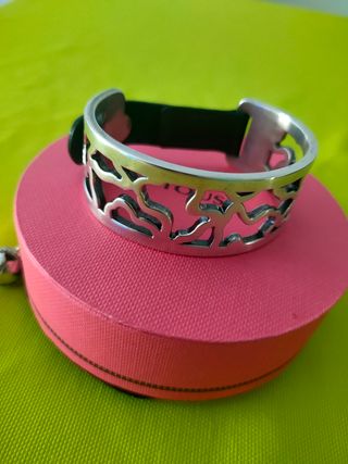 Pulsera brazalete Tous de plata