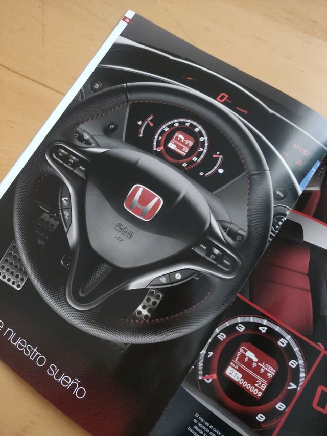 Catálogo Honda Civic Type S y Type R