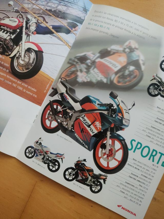 Catálogo Honda Motos 1997