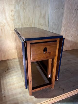 mesa comedor rústica plegable