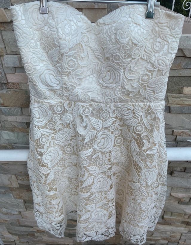 vestido de novia o eventos palabra de honor