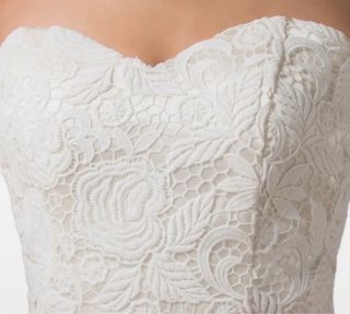 vestido de novia o eventos palabra de honor