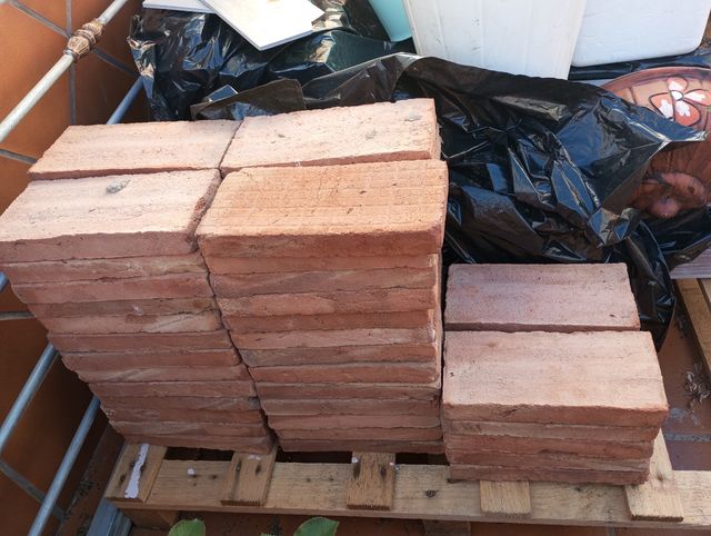 Ladrillos toscos rusticos lote de 62 piezas