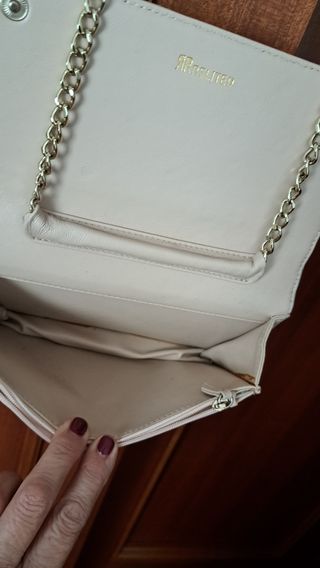 Bolso tipo Chanel beige
