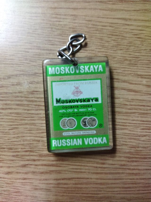 Llavero Vodka Moskovskaya