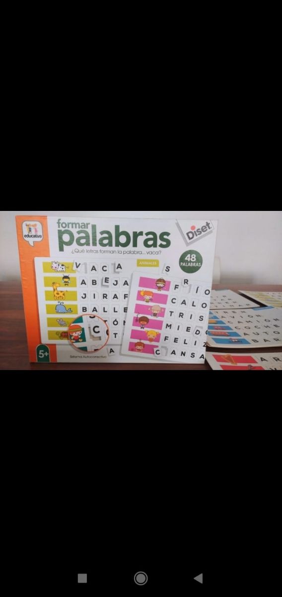 Juego Formar Palabras